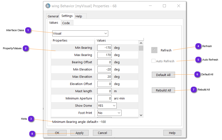 Setting Values