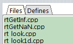 5. Generated Files