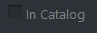 8. In Catalog