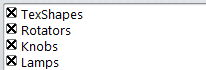 1. Sprite List