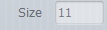 14. Edit field