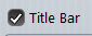 8. Title Bar