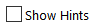 6. Show Hints