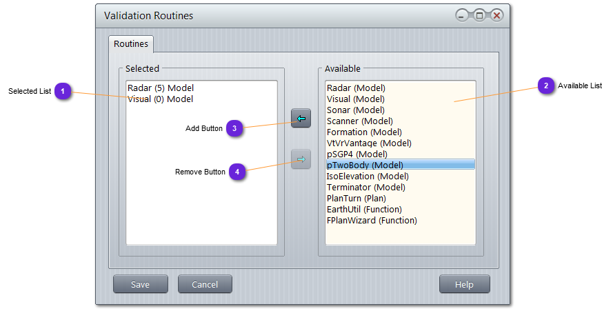 Validation Routines