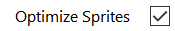 6. Optimize Sprites