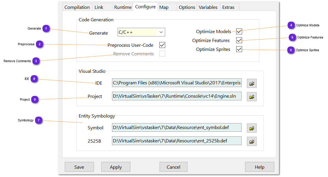 Configure