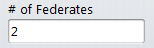 7. # of Federates